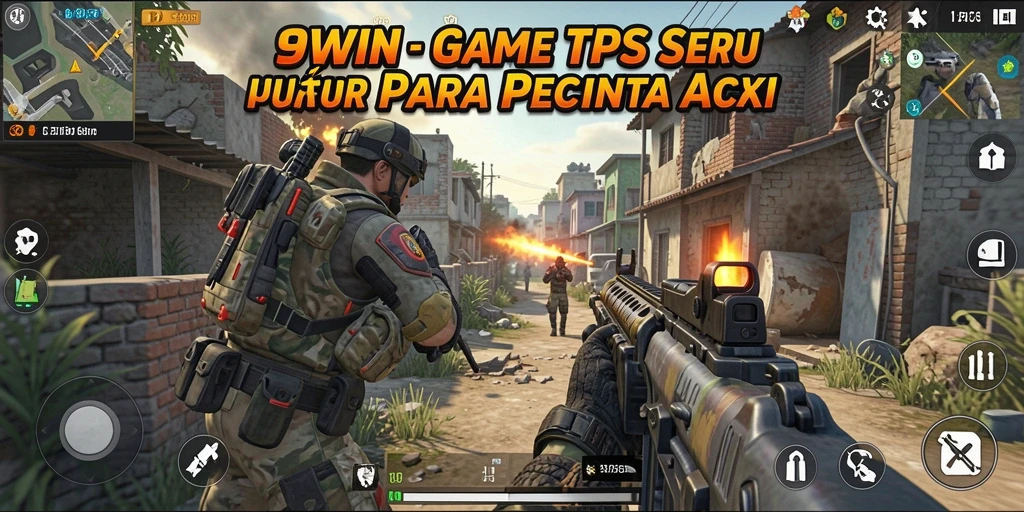 Screenshot menunjukkan aksi seru di dalam game TPS 9WIN.