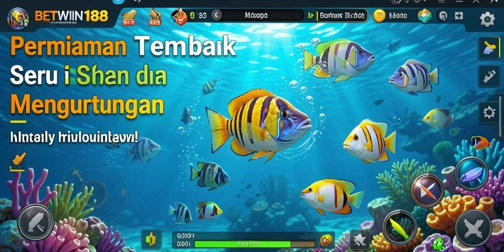 Tampilan gameplay seru dari BETWIN188 yang penuh aksi Tembak Ikan.