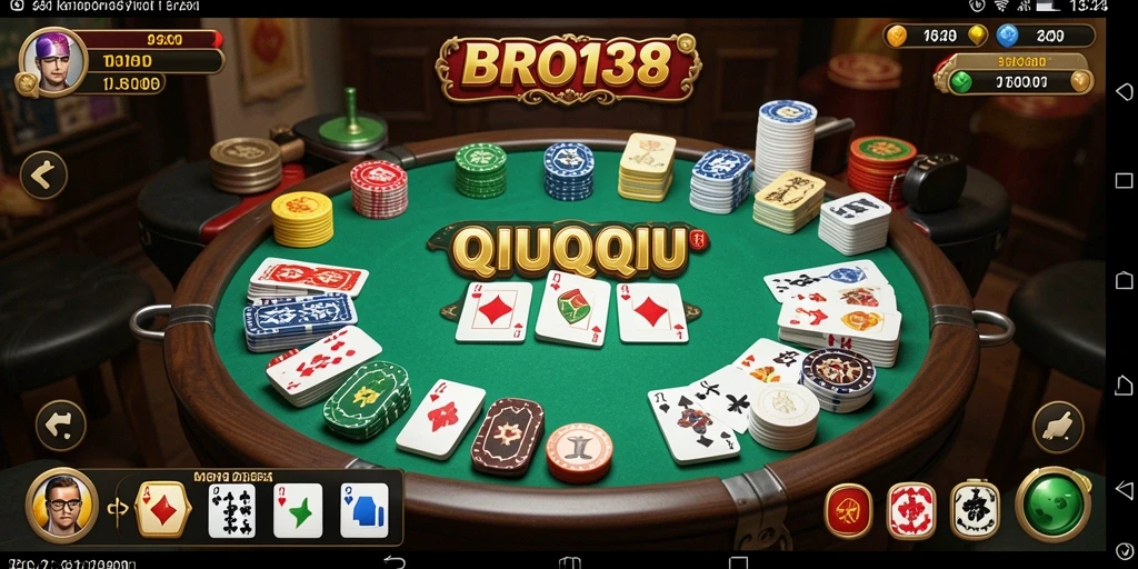 Tangkapan layar gameplay QiuQiu yang penuh aksi.