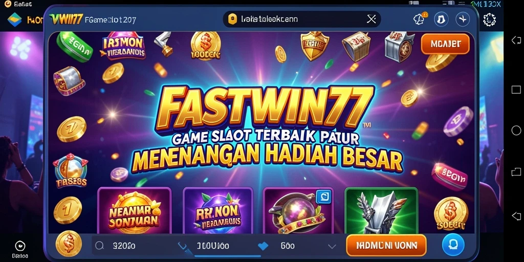 Tangkapan layar gameplay menarik dari FASTWIN77 yang menunjukkan keseruan Slot.