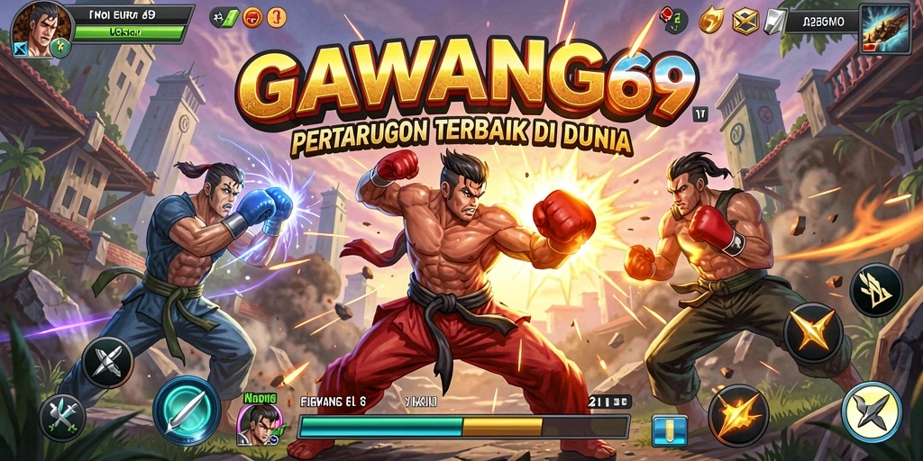 Tampilan aksi seru dalam GAWANG69 dengan pertarungan epik.