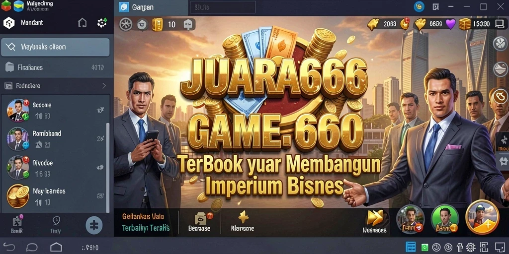 Screenshot gameplay JUARA666 yang menunjukkan keseruan bisnis Tycoon.
