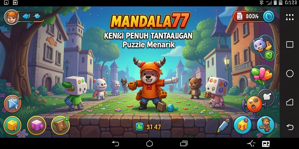 Tampilan menarik gameplay MANDALA77 dengan teka-teki yang menantang.