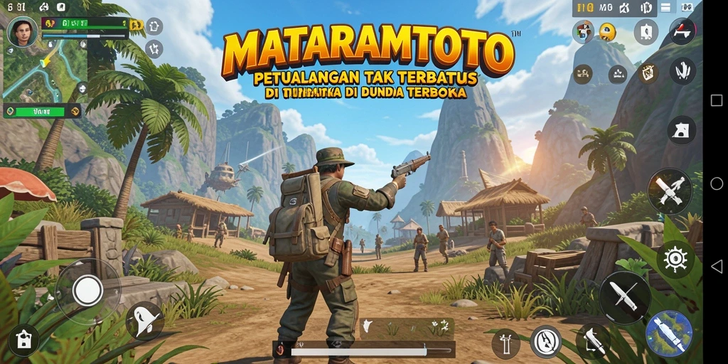 Tampilan gameplay MATARAMTOTO yang menakjubkan dan interaktif.