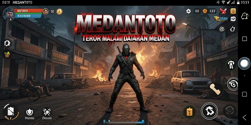 Screenshot menampilkan momen seram dari gameplay MEDANTOTO.