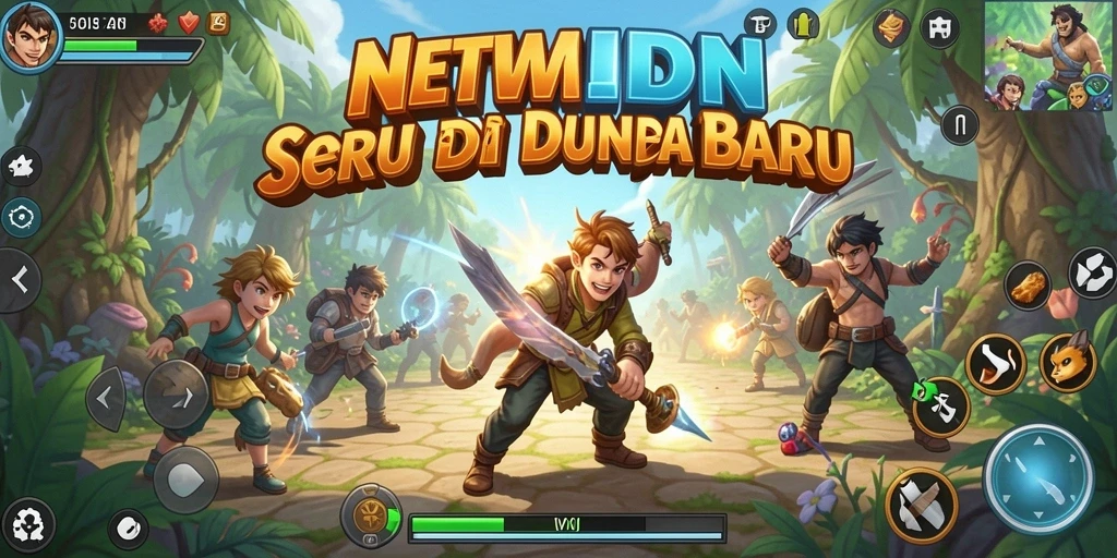 Tangkapan layar menampilkan aksi seru dalam gameplay NEWIDN.