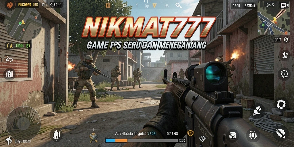 Tampilan gameplay menegangkan dari NIKMAT777 saat pertempuran berlangsung.