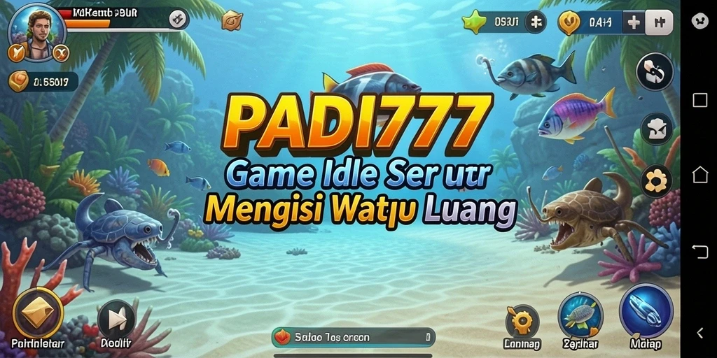 Screenshot gameplay PADI777 menampilkan grafis menarik dan mekanika Idle