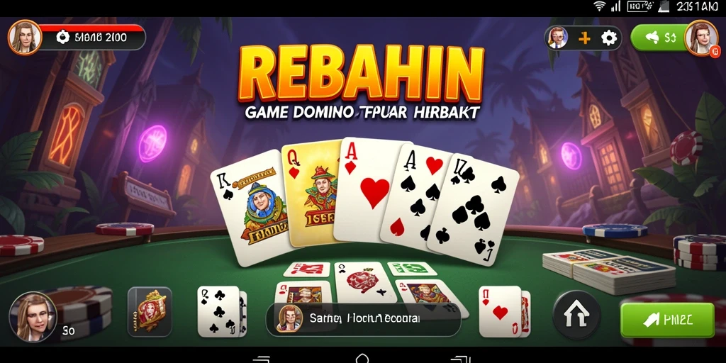 Tampilan gameplay <strong>REBAHIN</strong> dengan suasana seru dan grafis menarik.