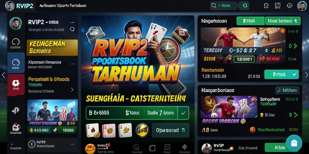 Tangkapan layar utama dari gameplay Sportsbook RVIP2 yang menarik.