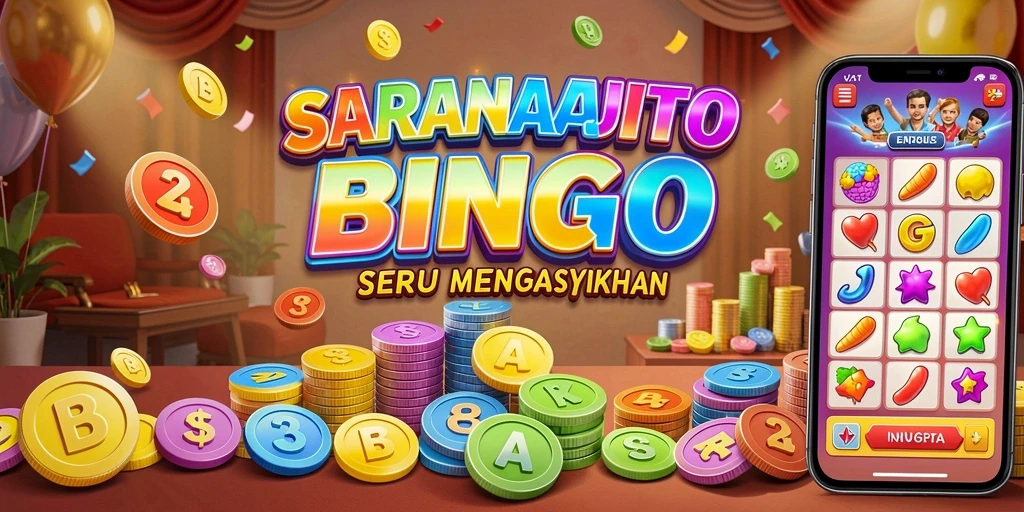 Screenshot gameplay SARANAJITU yang menampilkan keseruan bermain Bingo.
