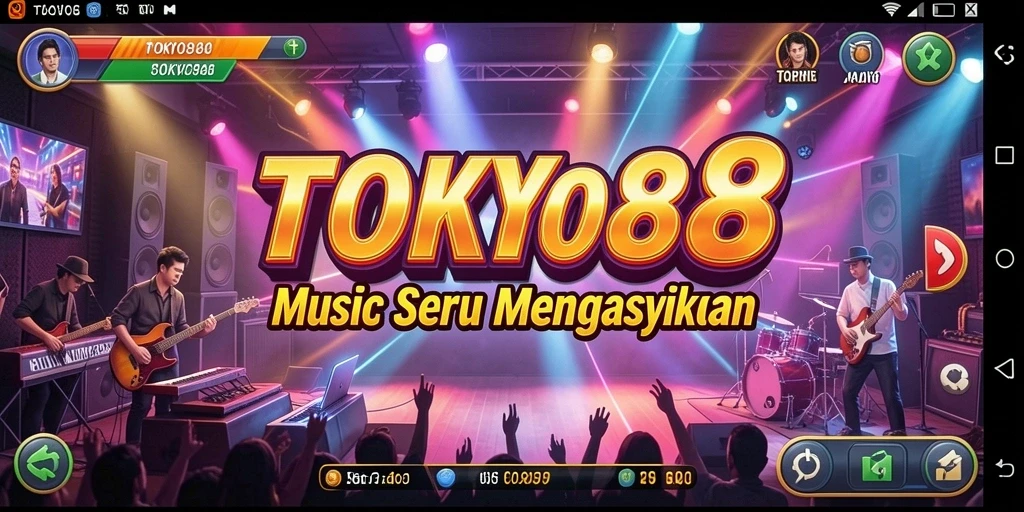 Screenshot dari gameplay TOKYO88 yang seru dan penuh ritme.