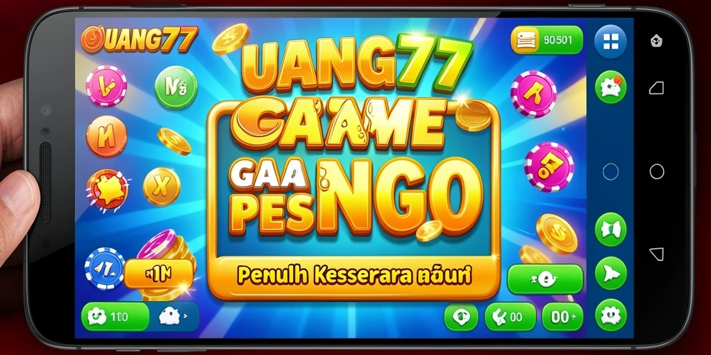 Screenshot gameplay UANG77 menampilkan suasana Bingo yang menarik dan seru.