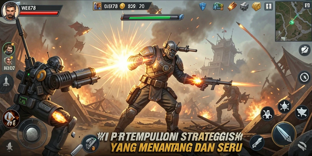 Tampilan gameplay menarik dalam <strong>WE878</strong> dengan aksi pertempuran dan strategi.</strong>