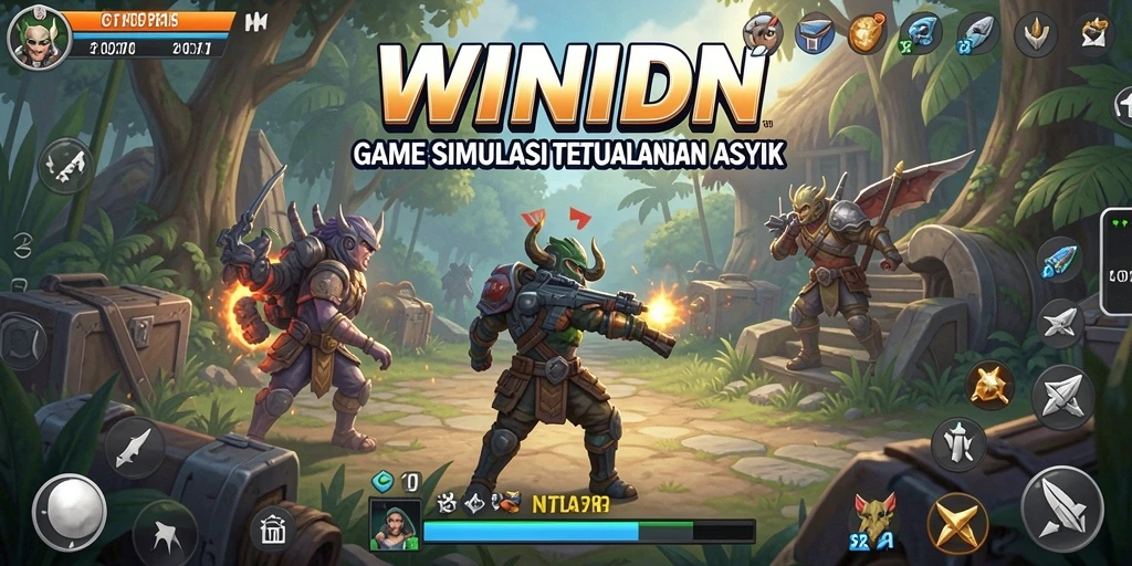 Screenshot gameplay <strong>WINIDN</strong> memperlihatkan aksi kreatif dalam membangun dunia virtual.